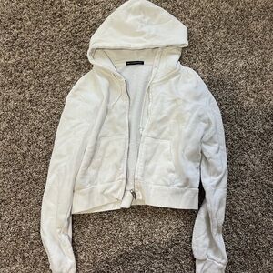 Brandy Melville cropped zip up